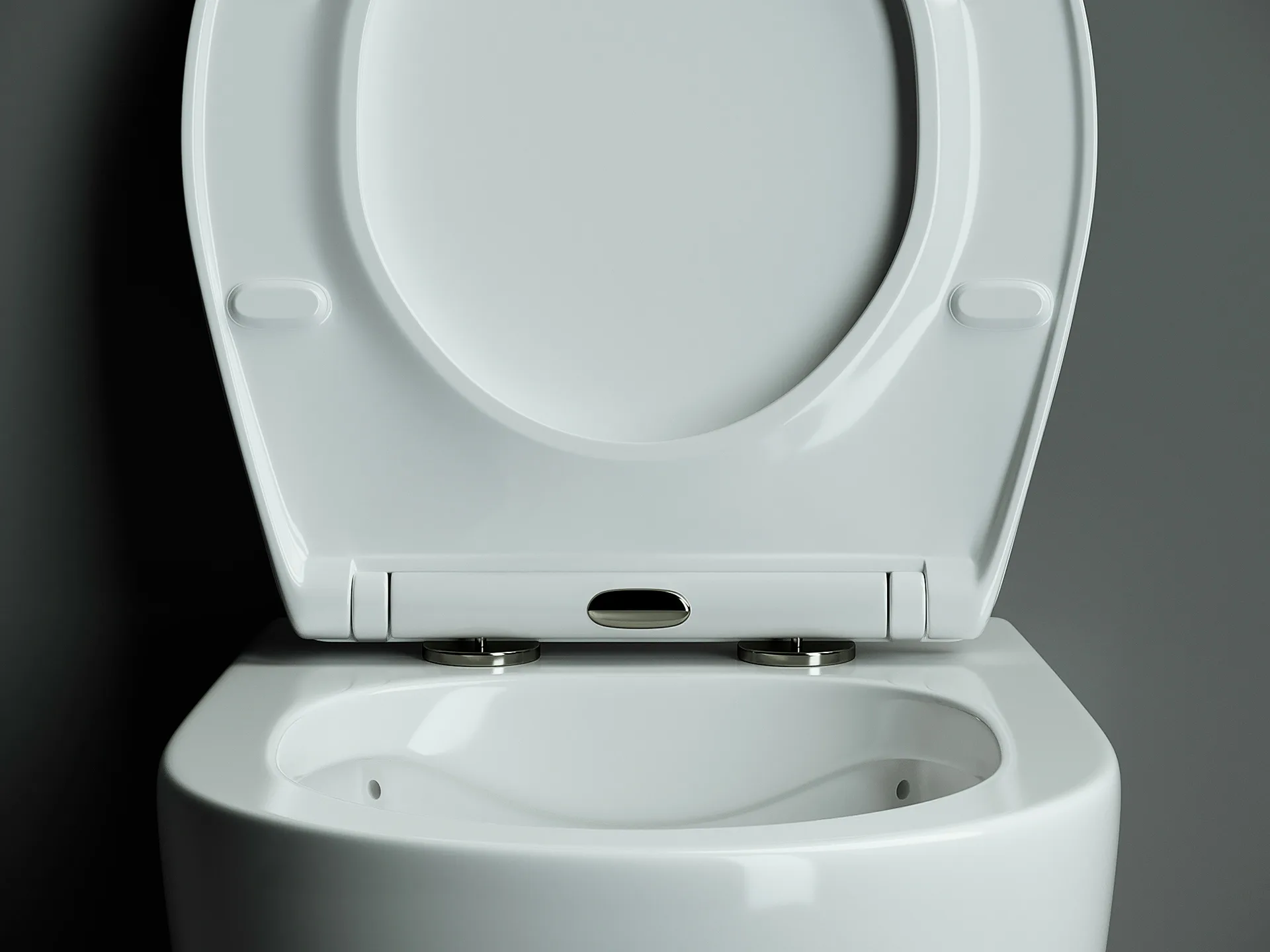 تصویر 1 از توالت فرنگی زمینی ساده و بادوام چینی بهداشتی